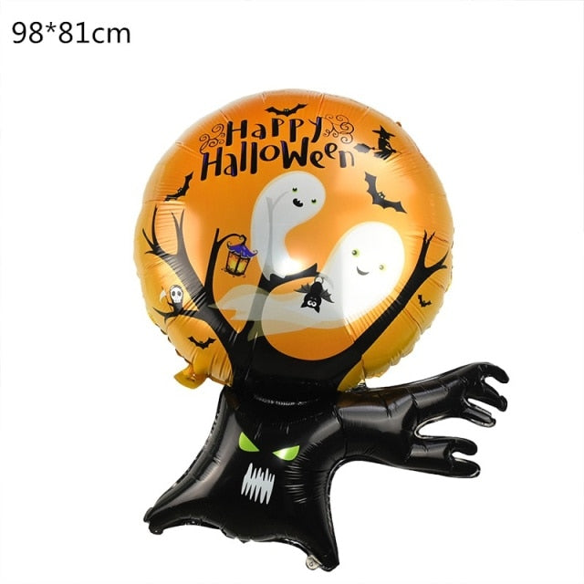 Halloween Pumpkin and Ghost Balloons