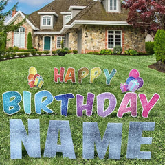 Rainbow Sparkle Happy Birthday - 17pc Set