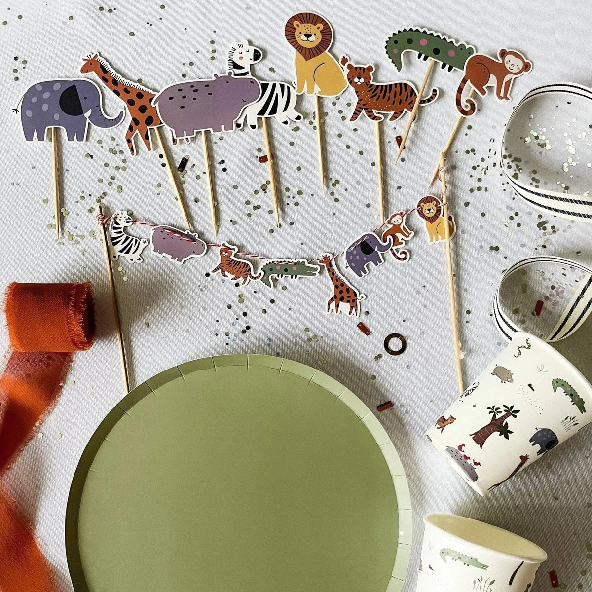 Safari Cake Banner