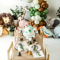 Safari Jeep Dessert Paper Party Plate (8pcs)
