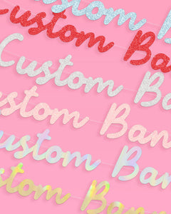Custom Vintage Bday Banner - customizable banner