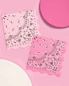 Cowgirl Napkins - 24 napkins + 2 designs