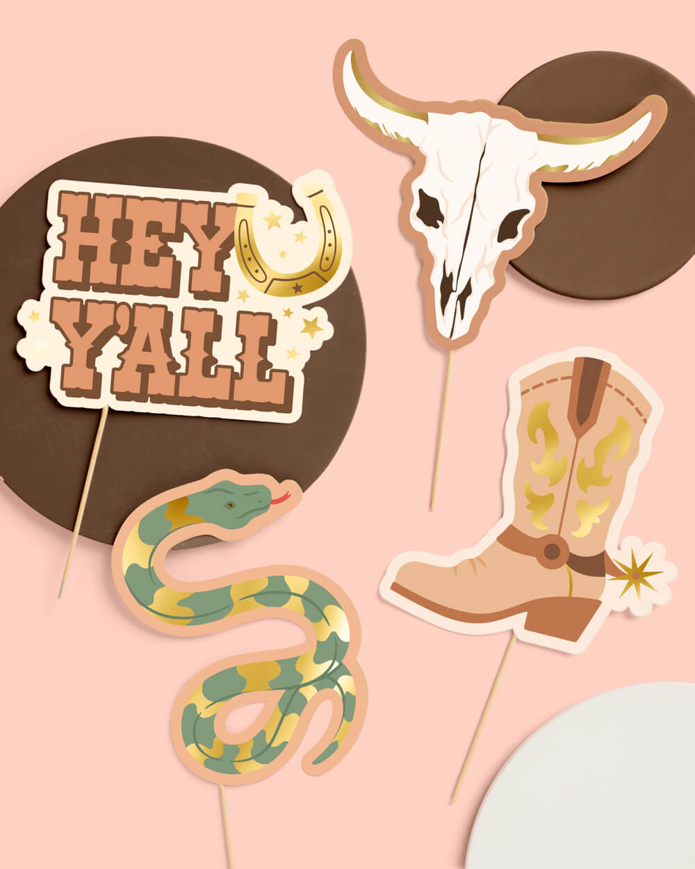 Saddle Up Props - 24 pc photo booth set