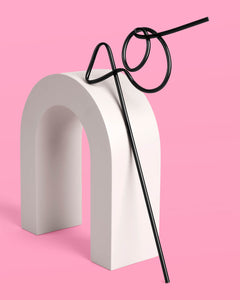 40 XL Straw - matte black straw