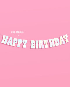 Western HBD Banner - 5 foot banner