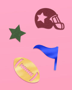 Varsity Confetti - 200 pc foil confetti