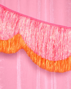 Sunset Scallop Fringe - scalloped banner