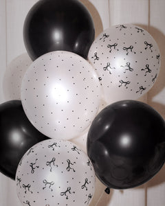Little Black Bow Pack - 24 latex balloons