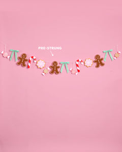 Bake It Merry Banner - gingerbread christmas banner