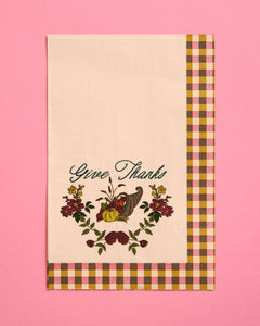 Give Thanks Harvest Napkins - 24 paper napkins