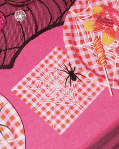 Pink Halloween Napkins - 25 cocktail napkins