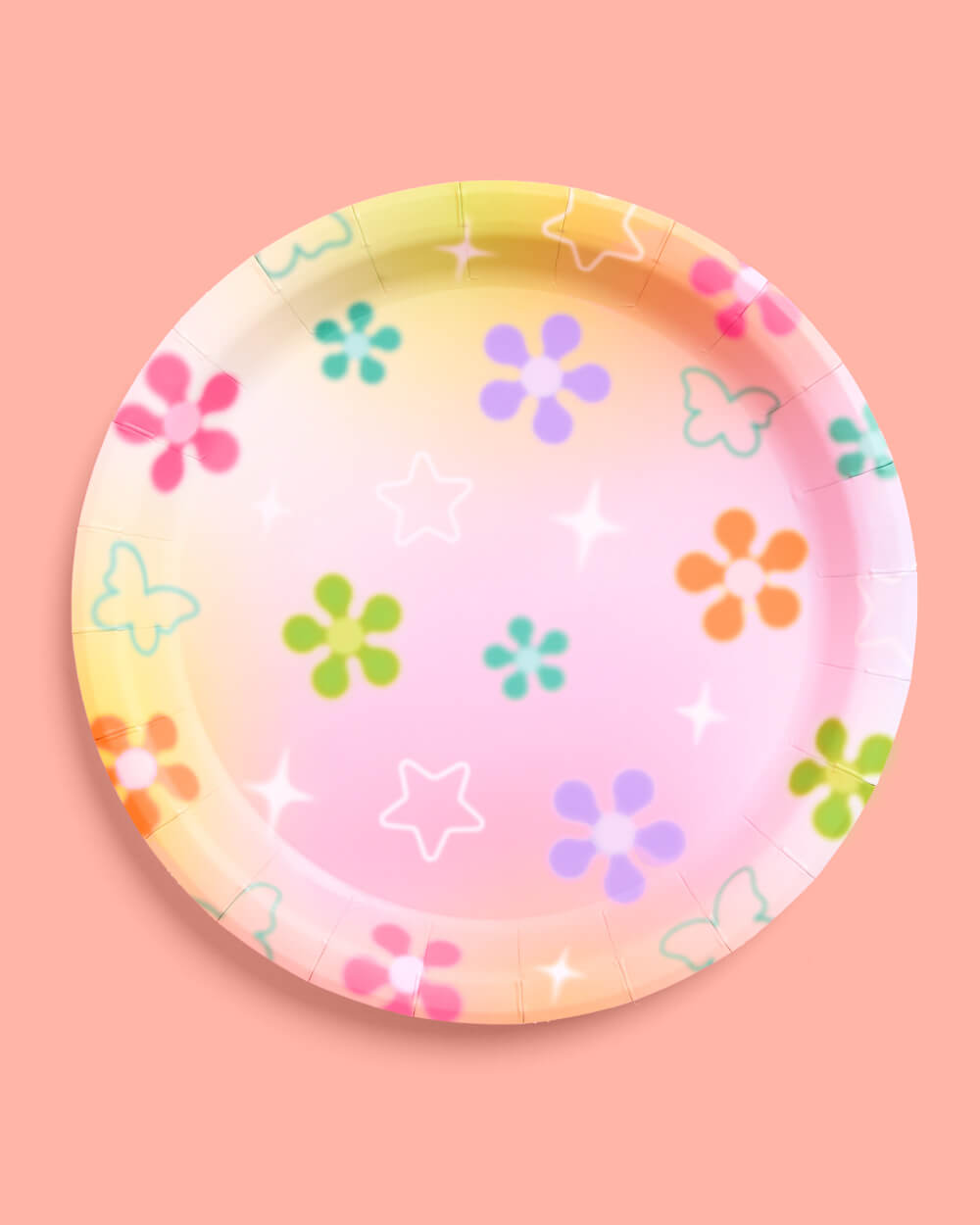 Butterfly Dream Plates - 24 paper plates