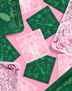 Emerald City Napkins - 24 paper napkins