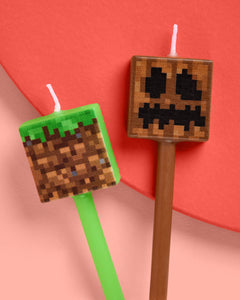 Pixel Candles - set of 6