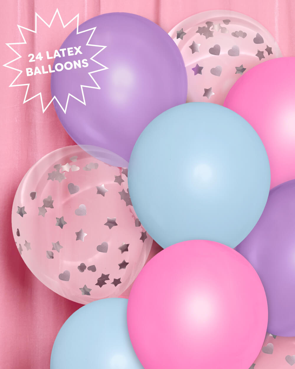 Sweet Dreams Balloon Pack - 24 latex balloons