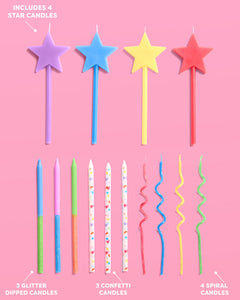 Bday Bonnanza Candles - 14 pc candle set