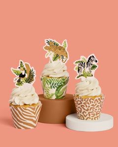 Safari Cupcake Toppers - 24 pc set