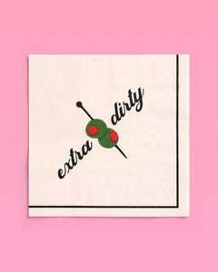 Extra Dirty Napkins - 25 paper napkins