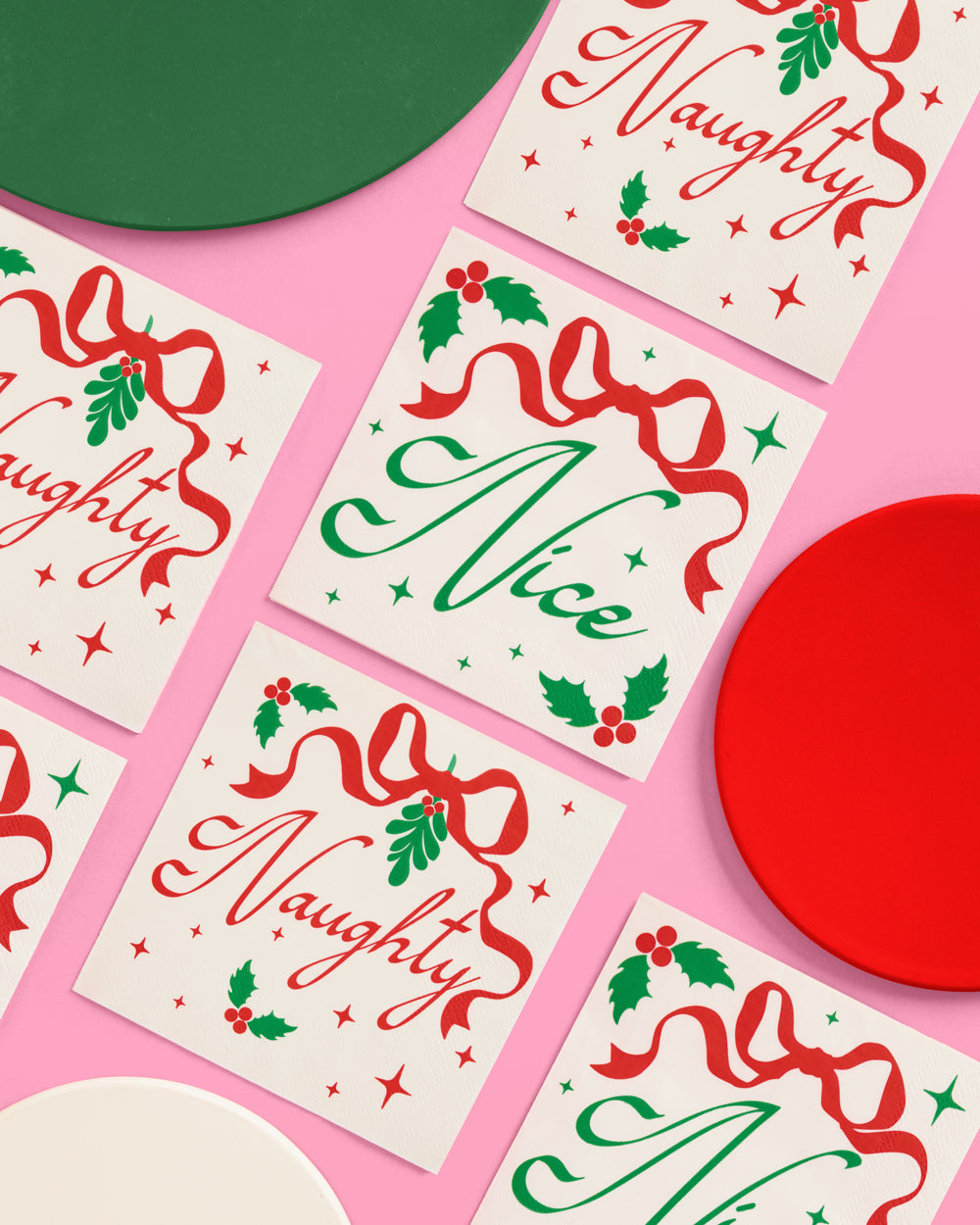 Naughty or Nice Napkins - 50 paper napkins