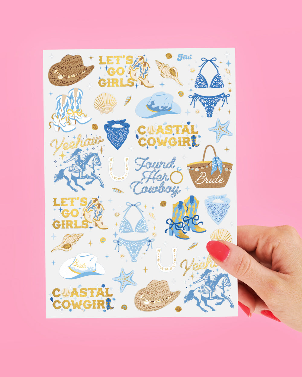 Coastal Cowgirl Tats - 54 temporary tattoos