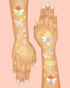 Woodland Fairy Tats - 84 foil temporary tattoos
