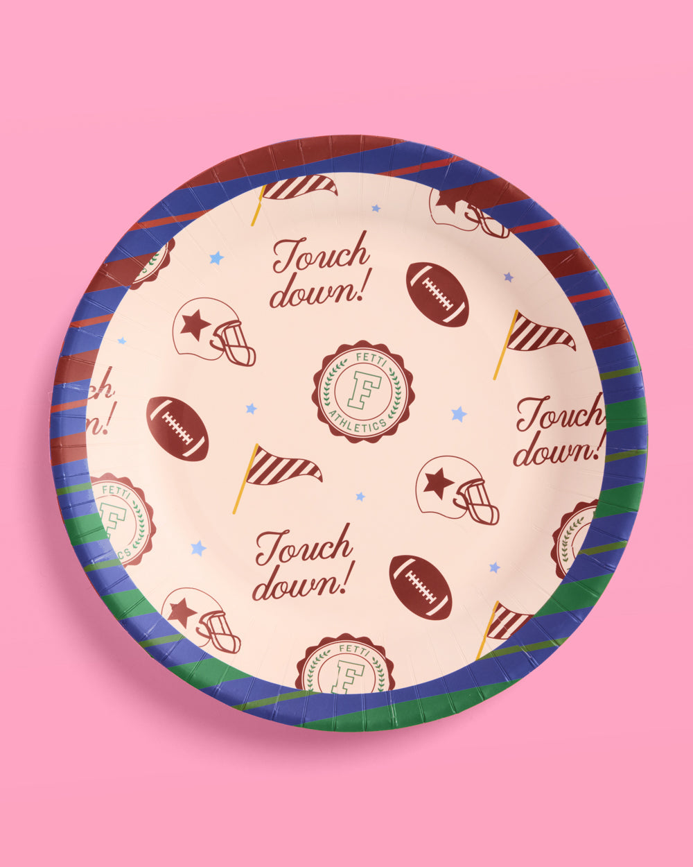 Varsity Plates - 32 paper plates