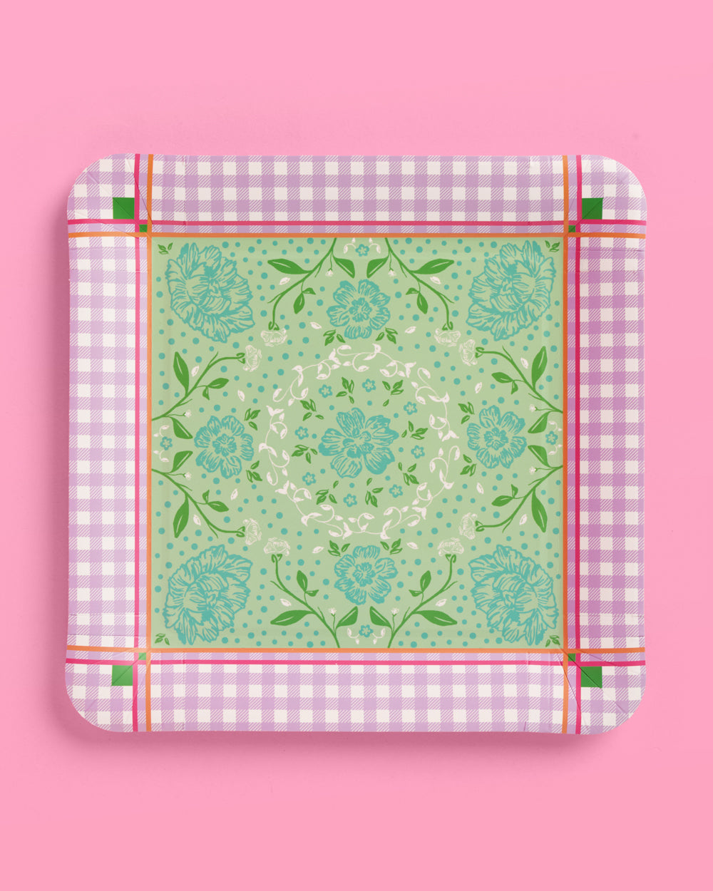 Mahjong Party Plates - paper plates