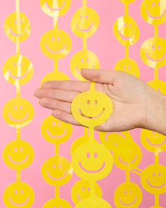 Smiley Curtain - matte foil curtain