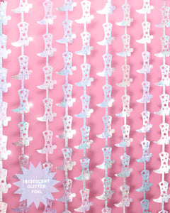 Pink Cowgirl Curtain Pack - cowgirl boot + fringe curtains