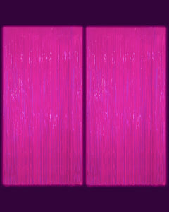 Rave Girl Glo Curtain - neon curtain