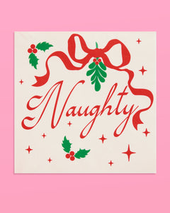 Naughty or Nice Napkins - 50 paper napkins