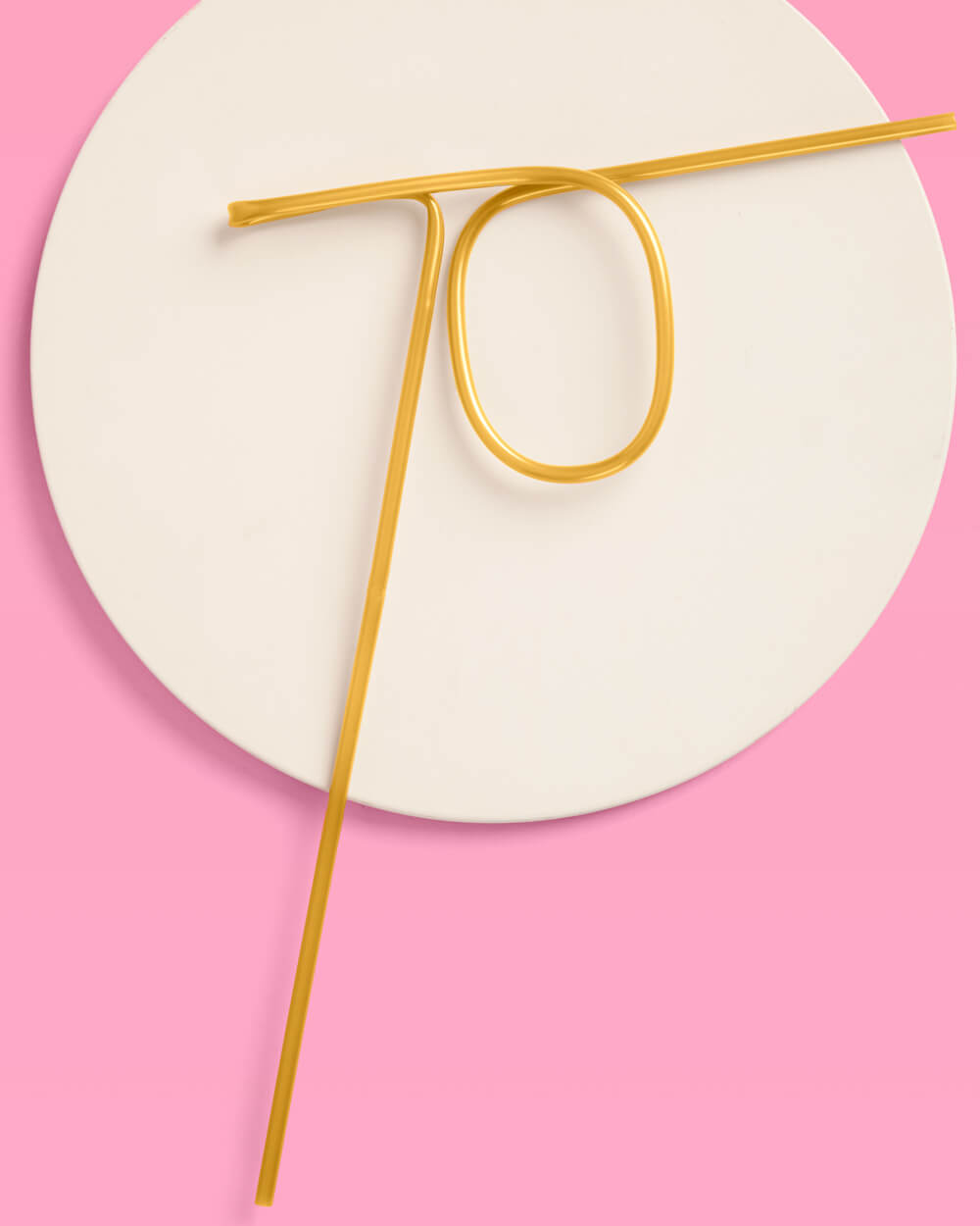Still Sippin' 70 Straw - gold reusable straw