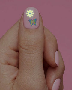 Groovy Glow Nail Stickers - 692 glow in dark stickers
