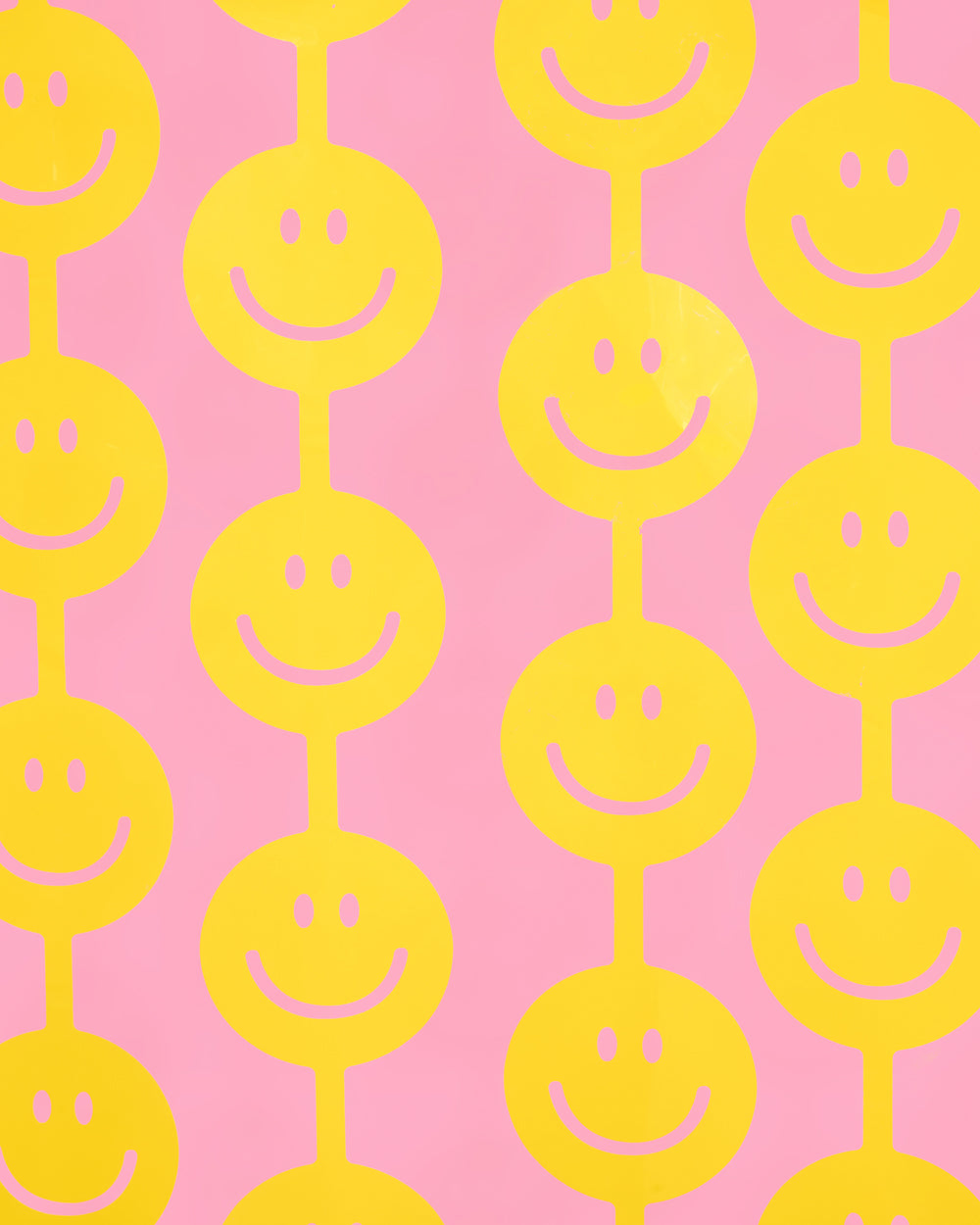 Smiley Curtain - matte foil curtain