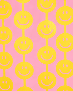 Smiley Curtain - matte foil curtain