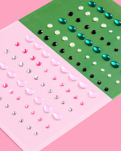 Emerald City Gem Set - 112 adhesive face gems