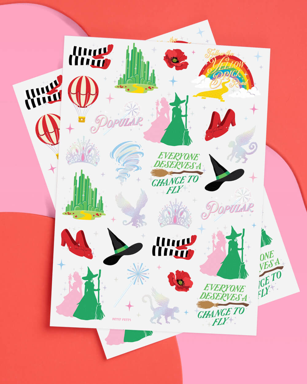 Emerald City Tats - 52 temporary tattoos