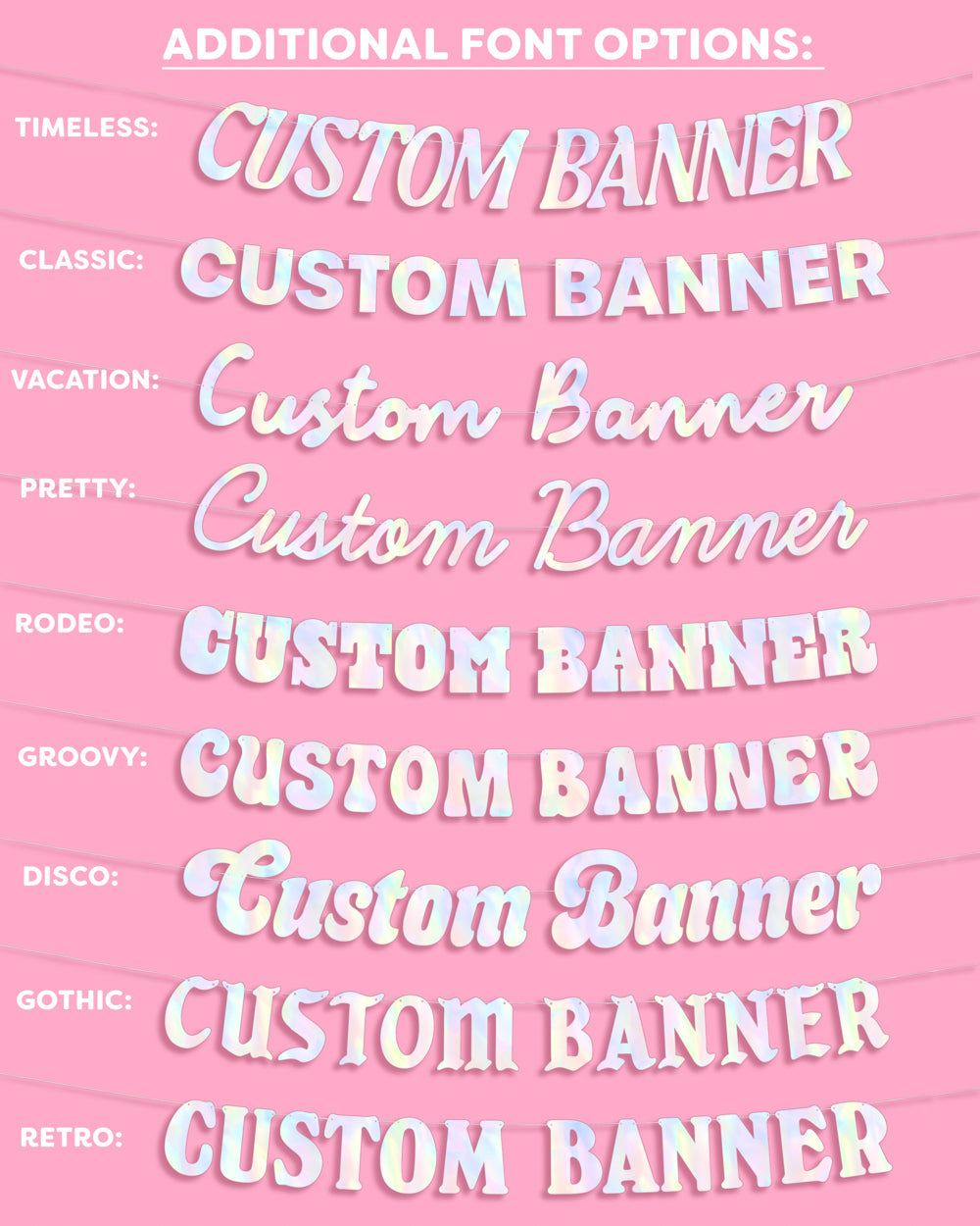 Custom Banner - customizable banner
