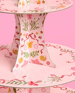 Garden Fairy Cupcake Tower - 3 tiered display