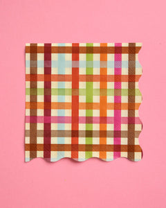 Give Thanks Plaid Napkins - 24 paper napkins