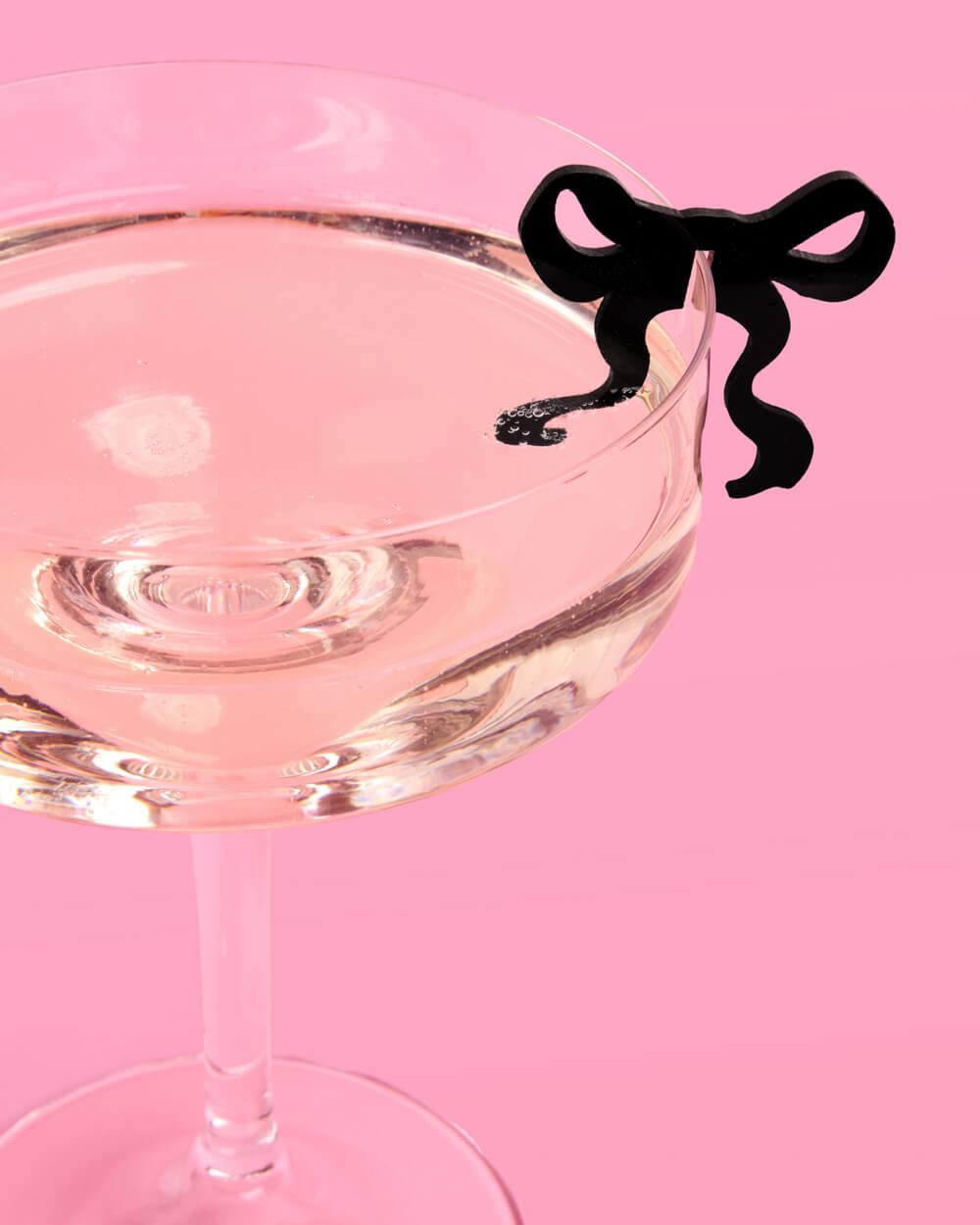 Little Black Bow Drink Markers - 8 drink markers