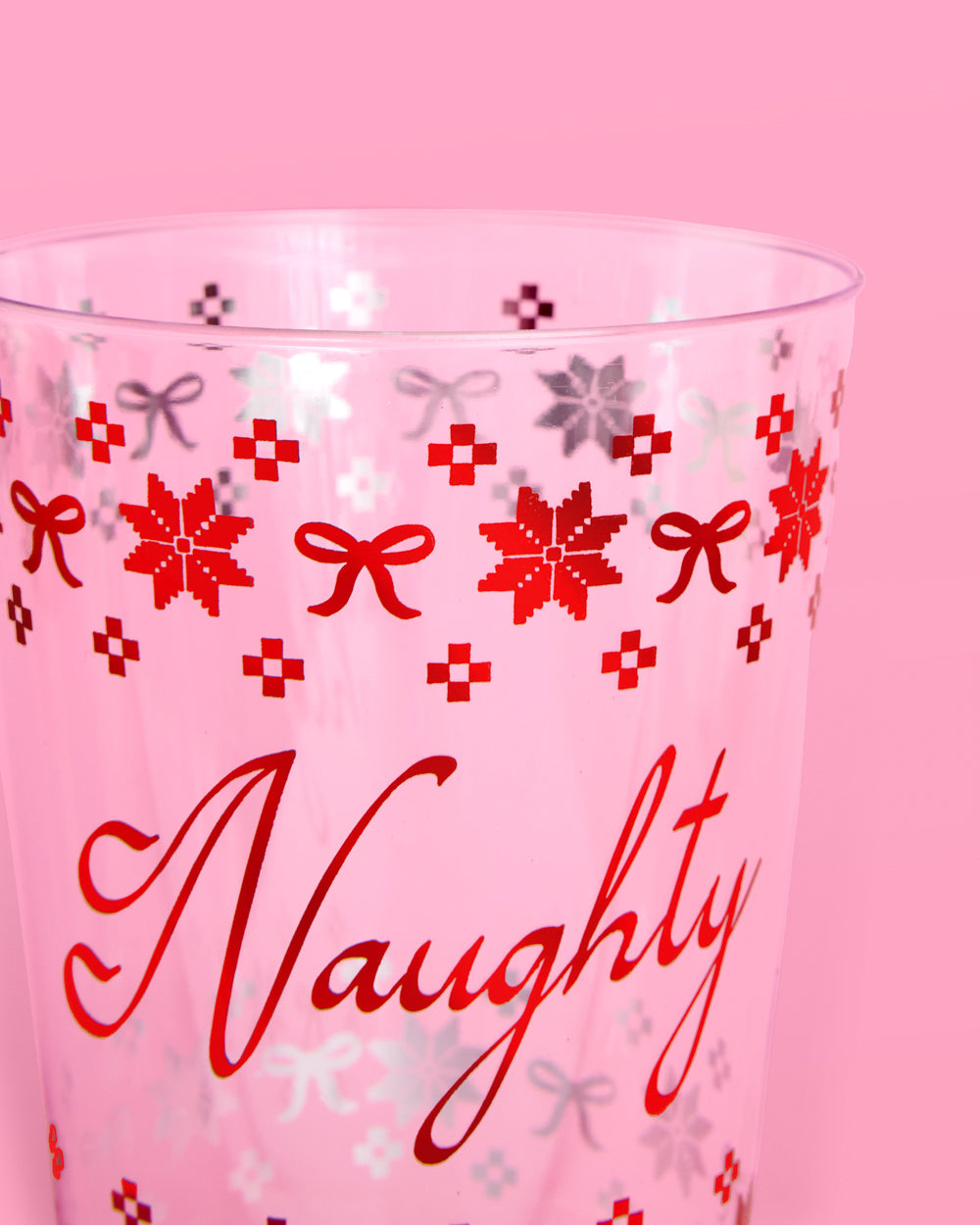 Naughty + Nice Cups - 30 plastic cups