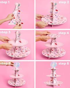 Party Era Cupcake Tower - 3 tiered display
