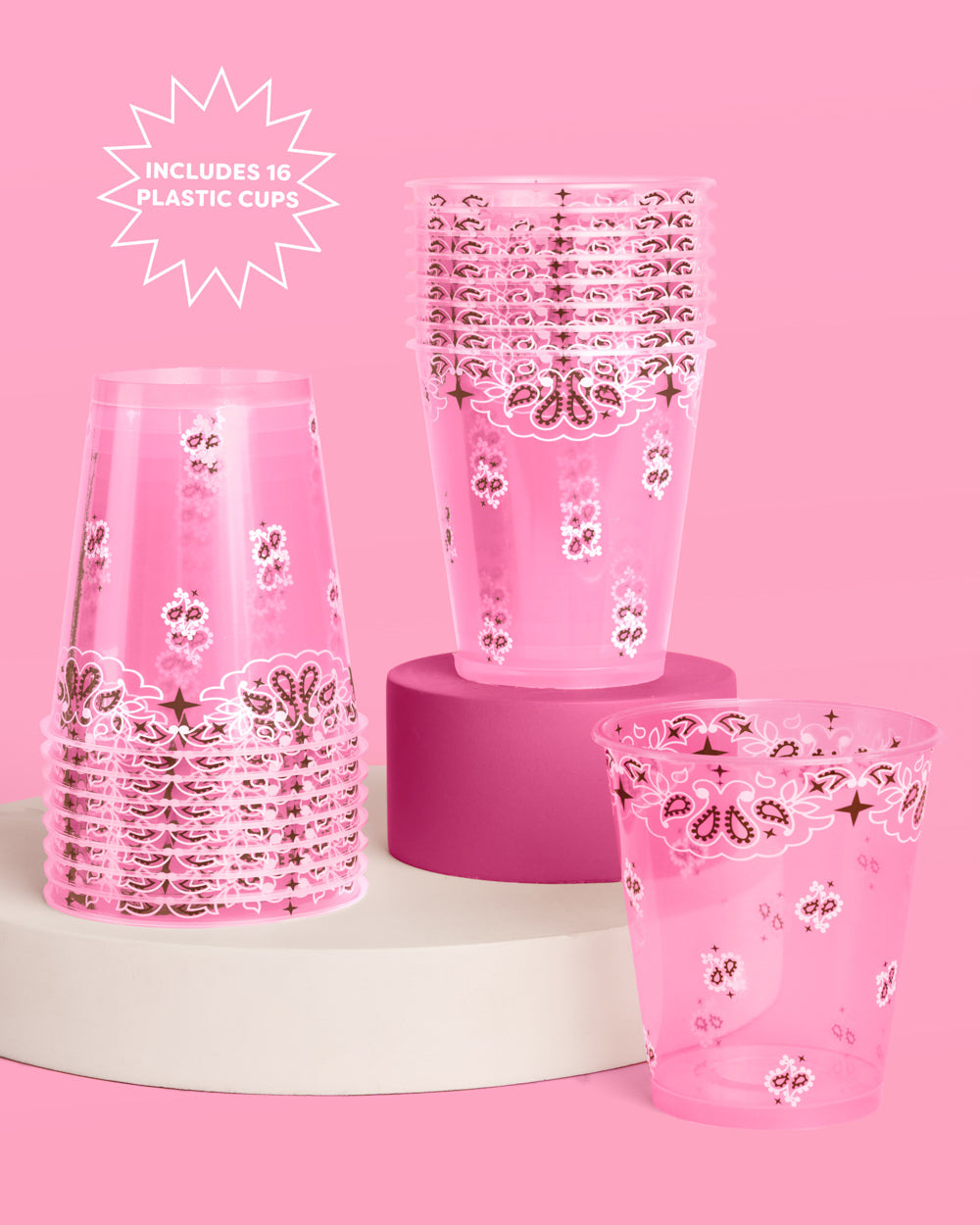 Cowgirl Cups - 16 resuable cups
