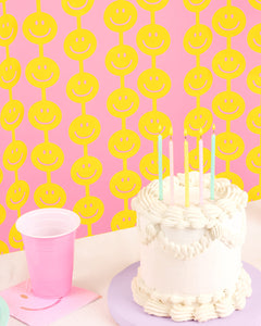 Smiley Curtain - matte foil curtain