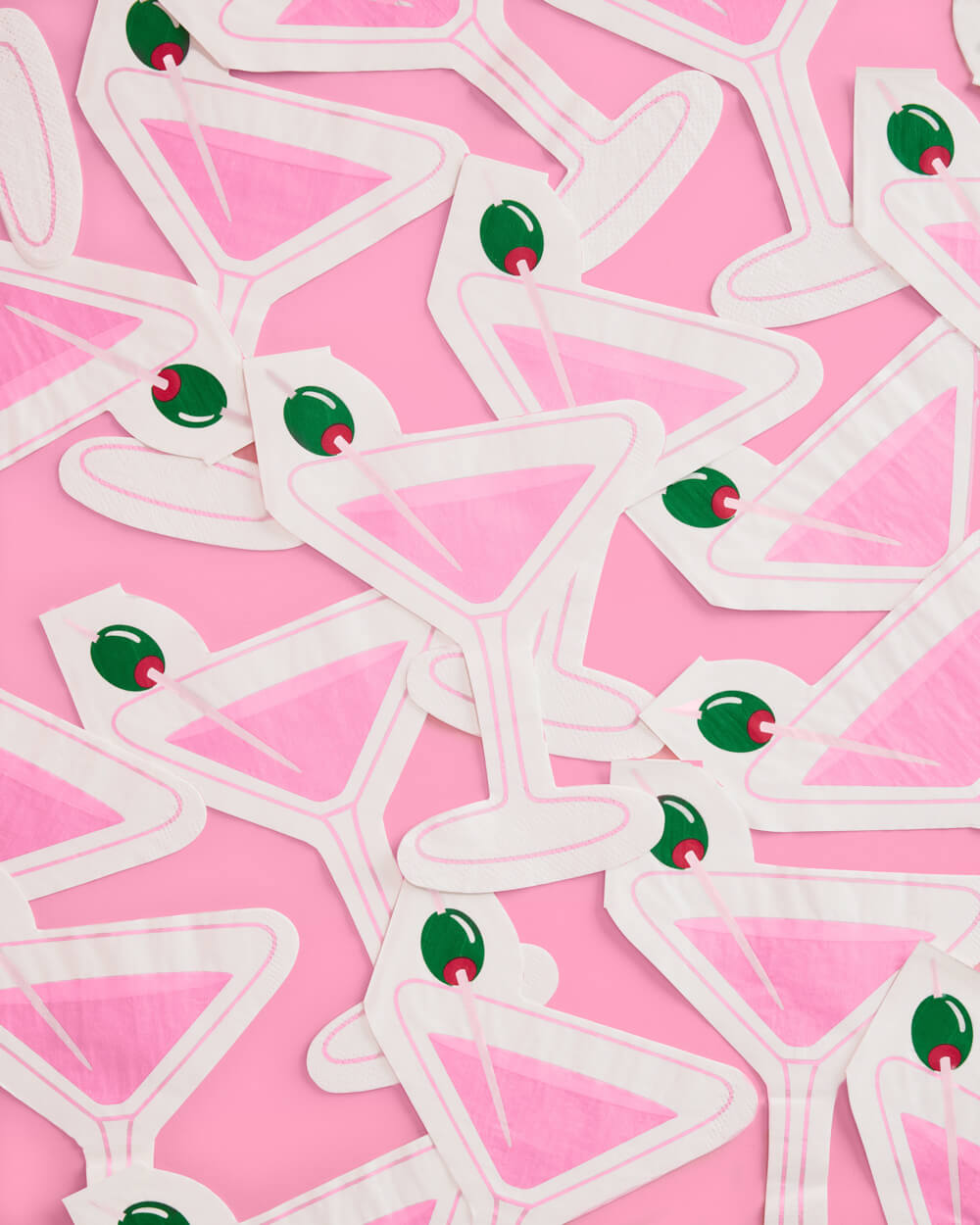 Pink Martini Napkins - 25 paper napkins
