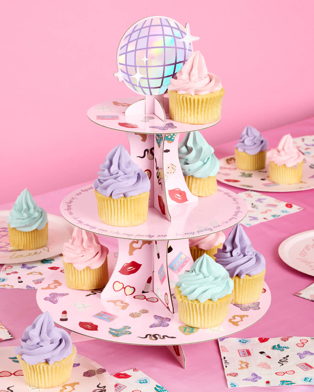 Party Era Cupcake Tower - 3 tiered display