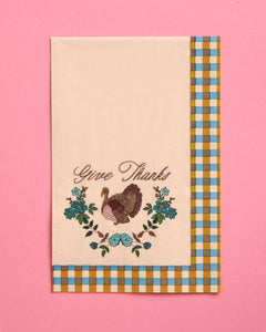 Give Thanks Harvest Napkins - 24 paper napkins