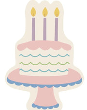 Shaped Birthday Cake Plate