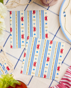 Nautical Napkin Set - 25 paper napkins